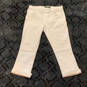 Rock and Republic white Capri jeans size 10